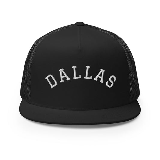 Dallas Arch High 5 Panel A-Frame Snapback Trucker Hat