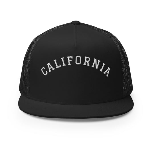 California Arch High 5 Panel A-Frame Snapback Trucker Hat