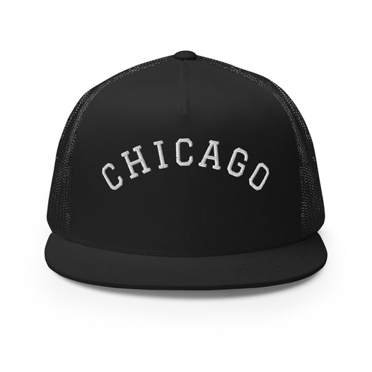 Chicago Arch High 5 Panel A-Frame Snapback Trucker Hat