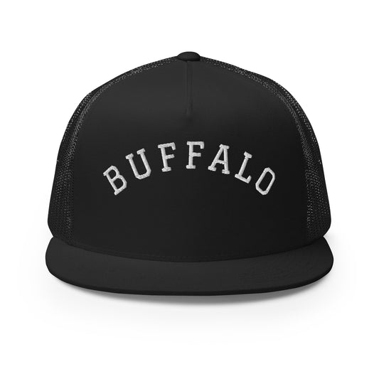 Buffalo Arch High 5 Panel A-Frame Snapback Trucker Hat