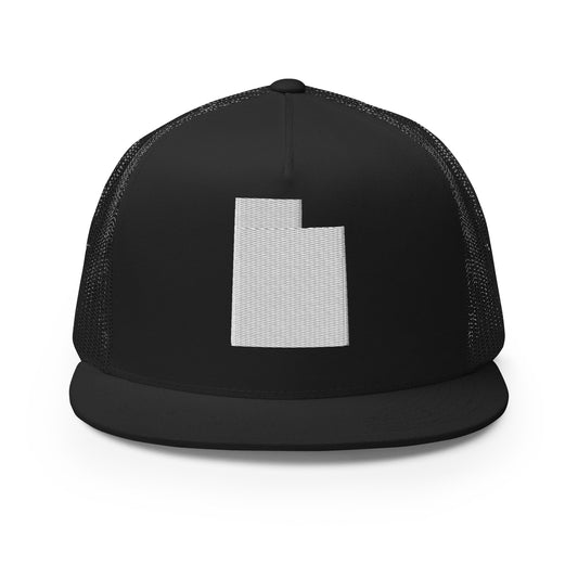 Utah State Silhouette High 5 Panel A-Frame Snapback Trucker Hat