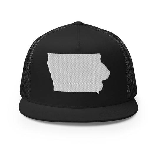 Iowa State Silhouette High 5 Panel A-Frame Snapback Trucker Hat