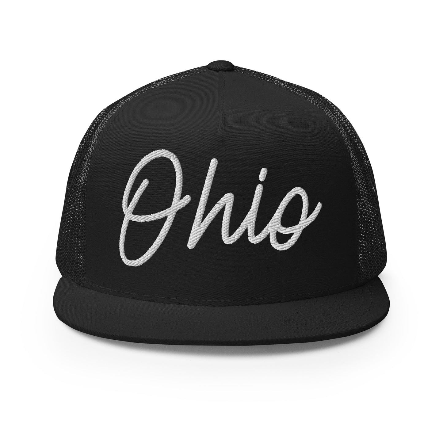 Ohio Retro Script High 5 Panel A-Frame Snapback Trucker Hat