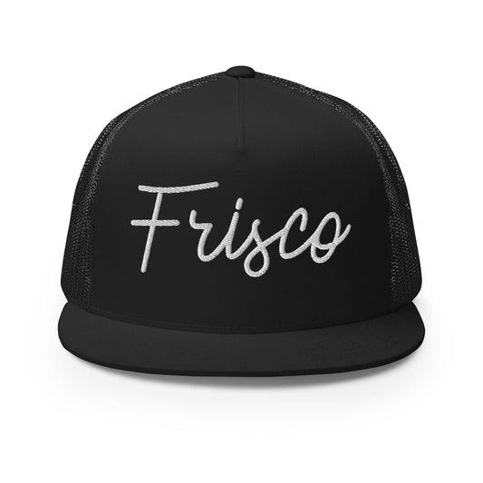 Frisco Retro Script High 5 Panel A-Frame Snapback Trucker Hat