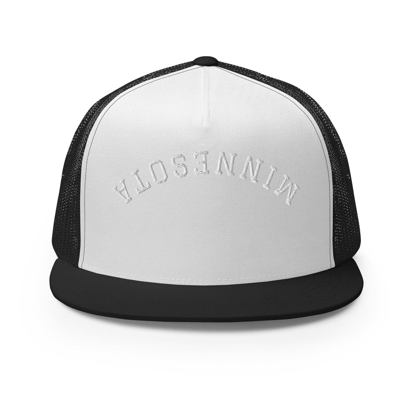 Minnesota Upside Down Arch High 5 Panel A-Frame Snapback Trucker Hat