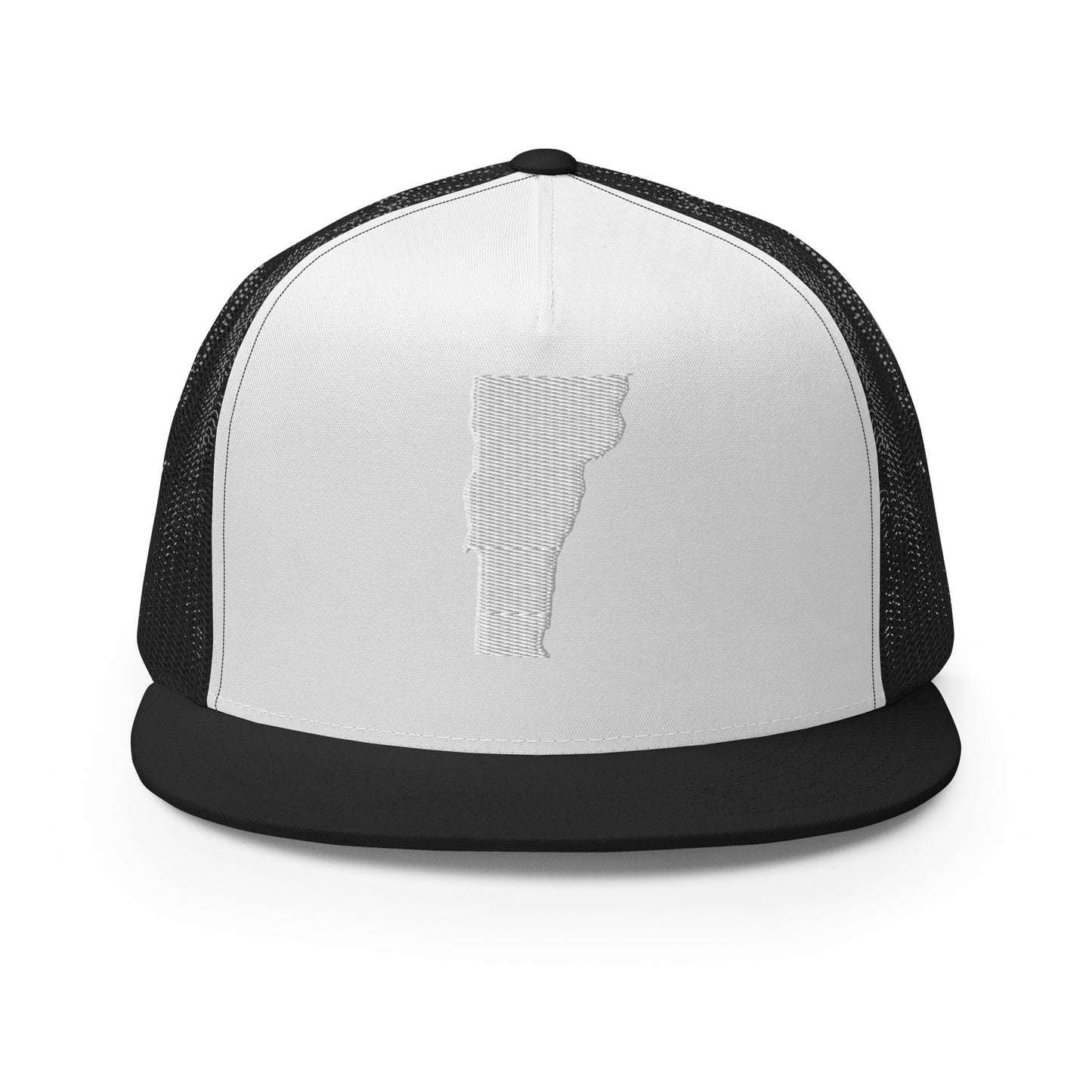 Vermont State Silhouette High 5 Panel A-Frame Snapback Trucker Hat