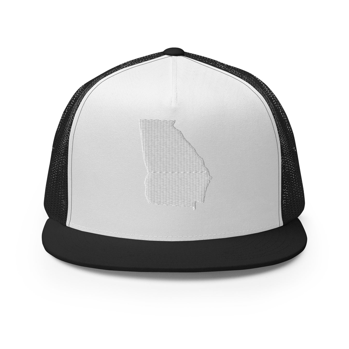 Georgia State Silhouette High 5 Panel A-Frame Snapback Trucker Hat