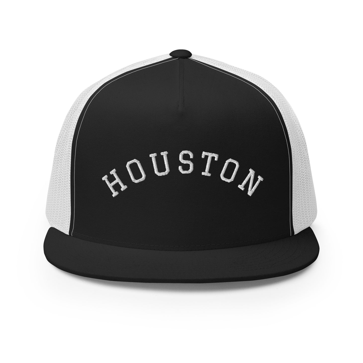 Houston Arch High 5 Panel A-Frame Snapback Trucker Hat