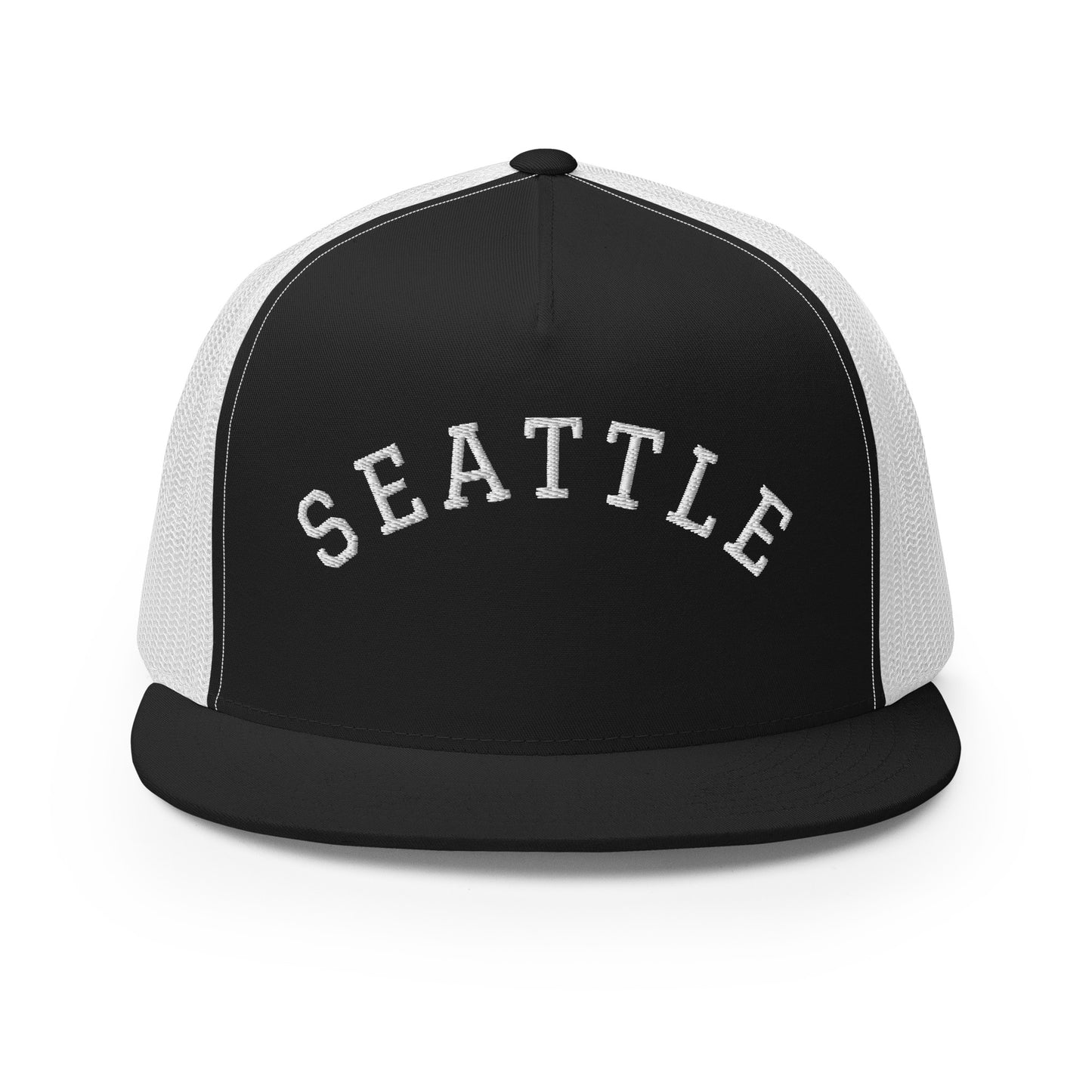 Seattle Arch High 5 Panel A-Frame Snapback Trucker Hat