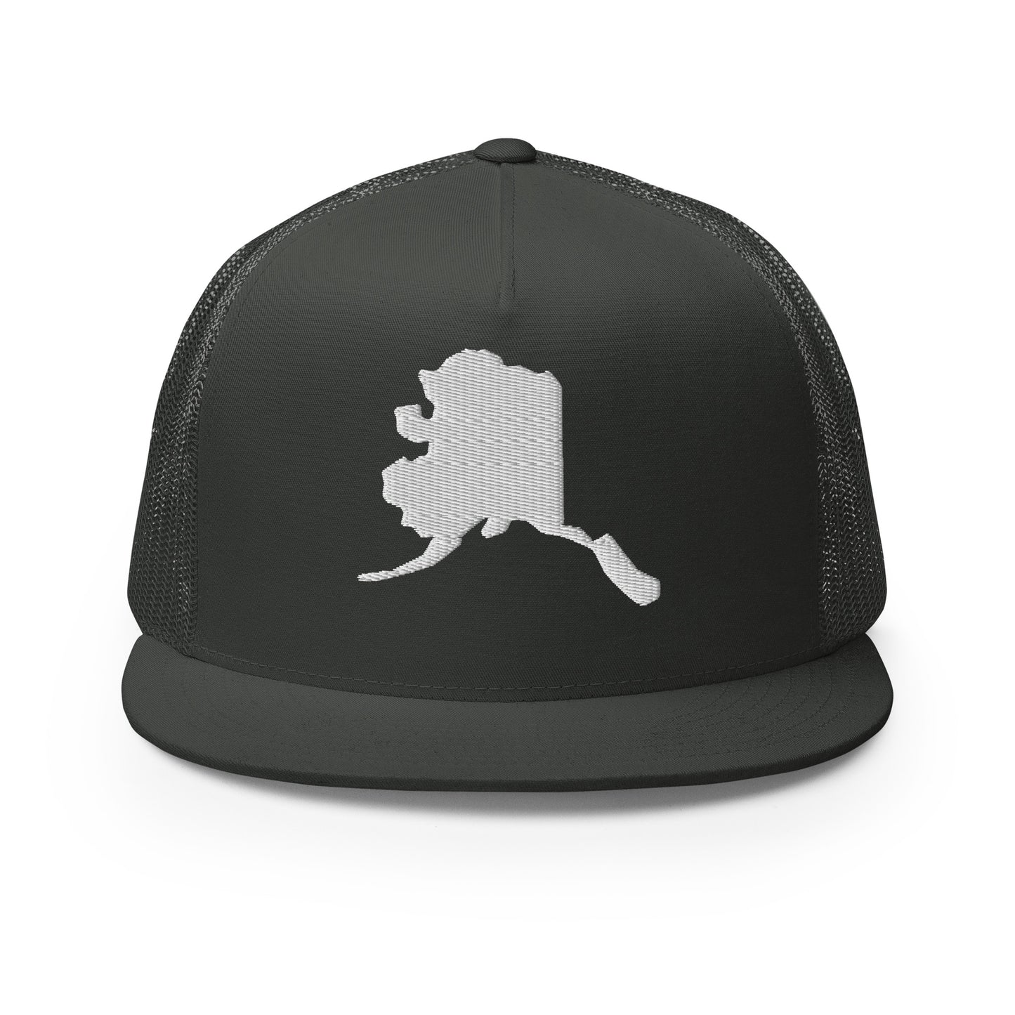 Alaska State Silhouette High 5 Panel A-Frame Snapback Trucker Hat