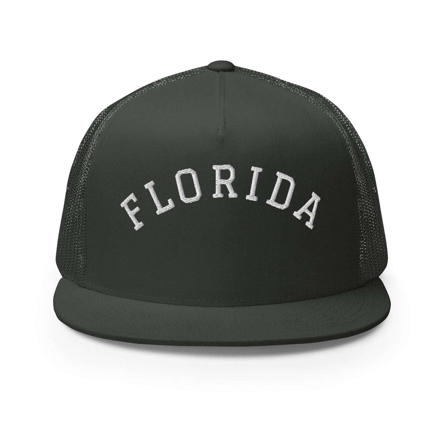 Florida Arch High 5 Panel A-Frame Snapback Trucker Hat