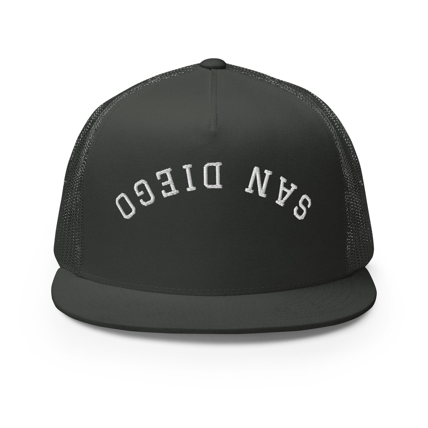 San Diego Upside Down Arch High 5 Panel A-Frame Snapback Trucker Hat