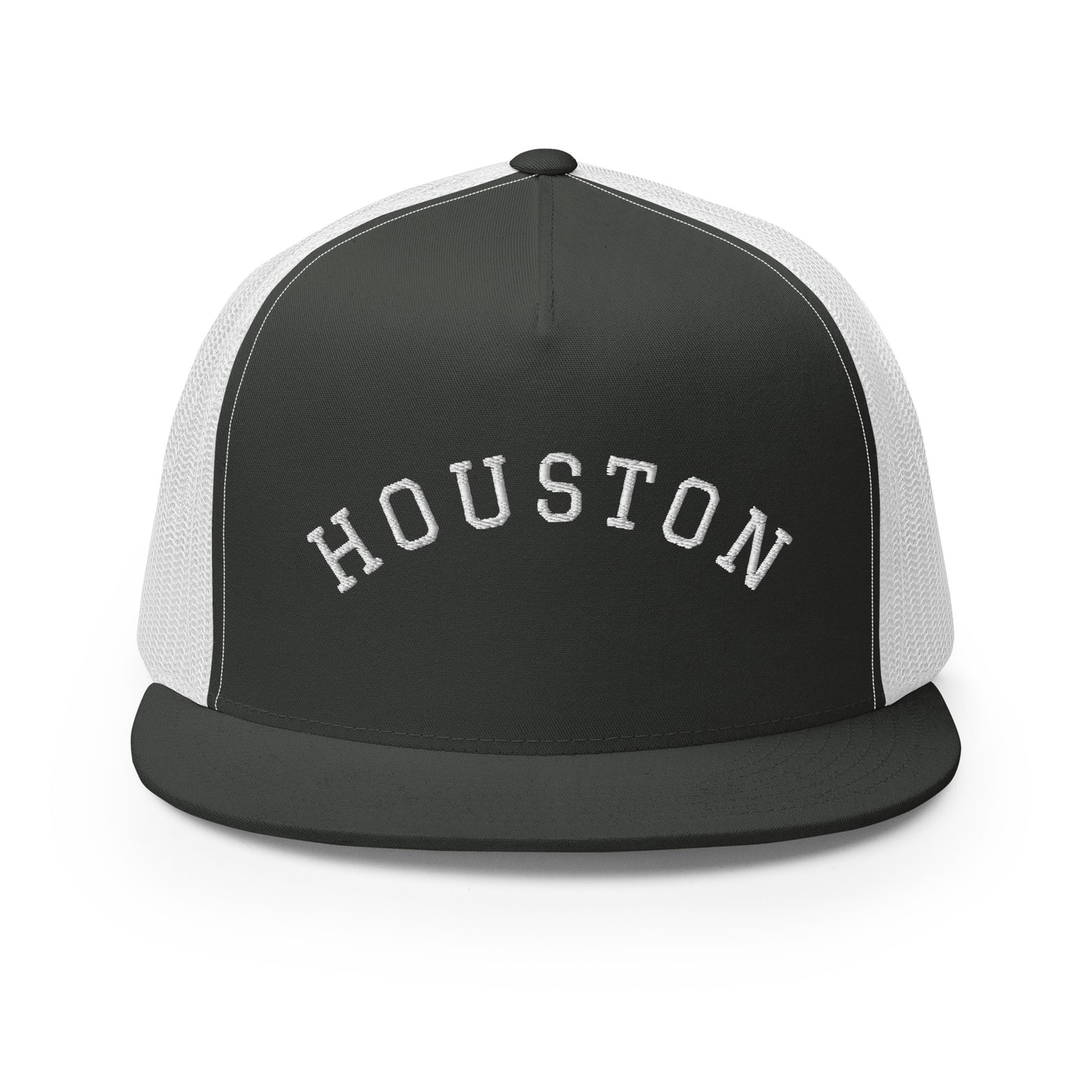 Houston Arch High 5 Panel A-Frame Snapback Trucker Hat