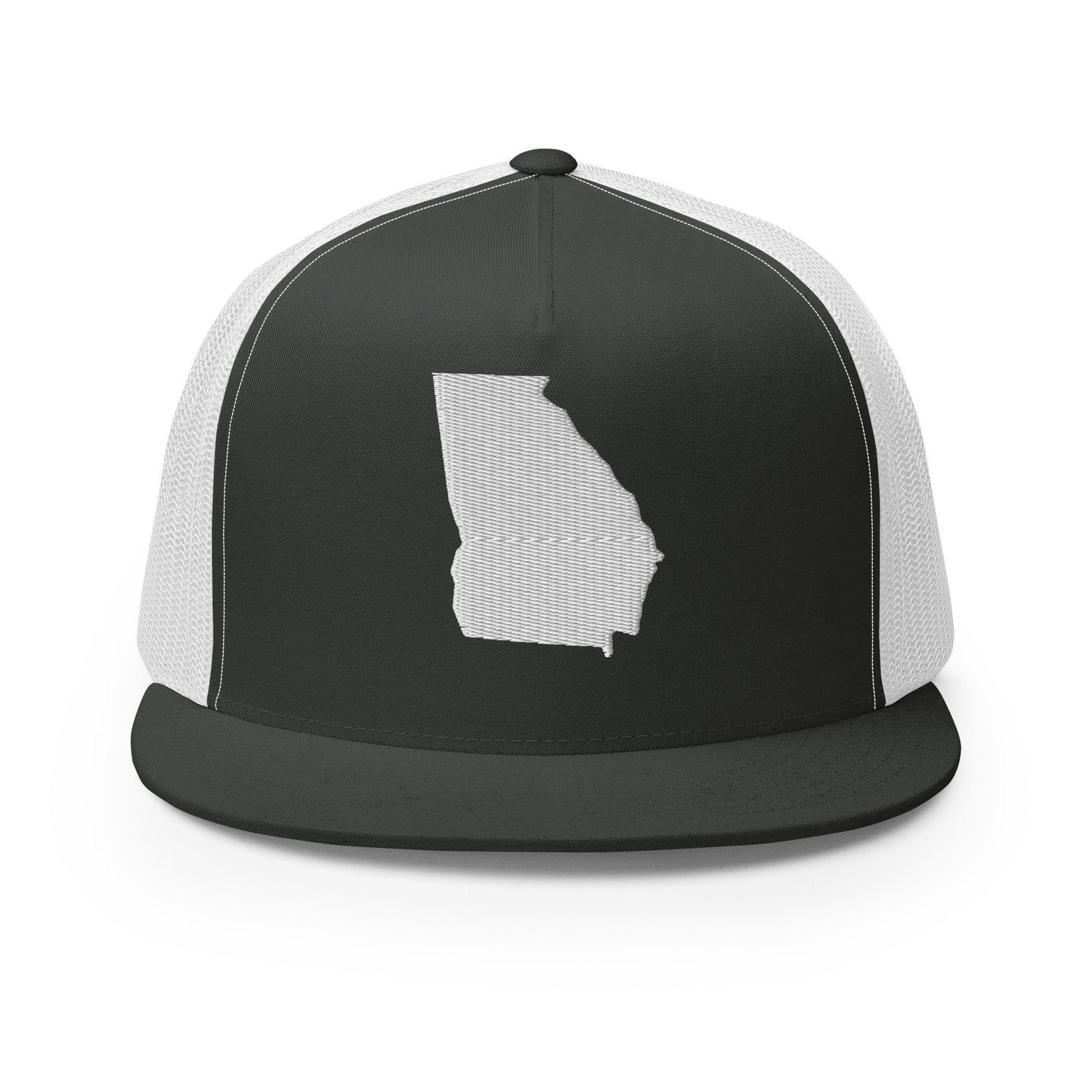 Georgia State Silhouette High 5 Panel A-Frame Snapback Trucker Hat