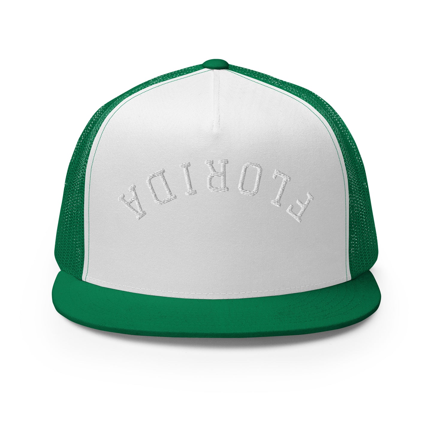 Florida Upside Down Arch High 5 Panel A-Frame Snapback Trucker Hat