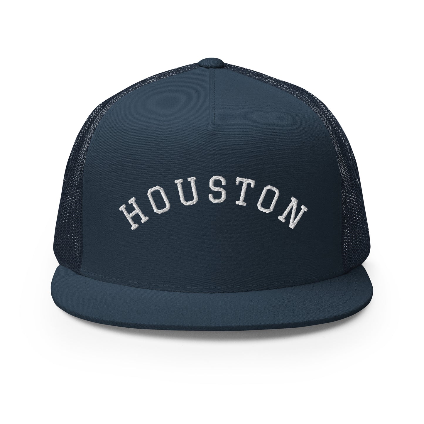 Houston Arch High 5 Panel A-Frame Snapback Trucker Hat