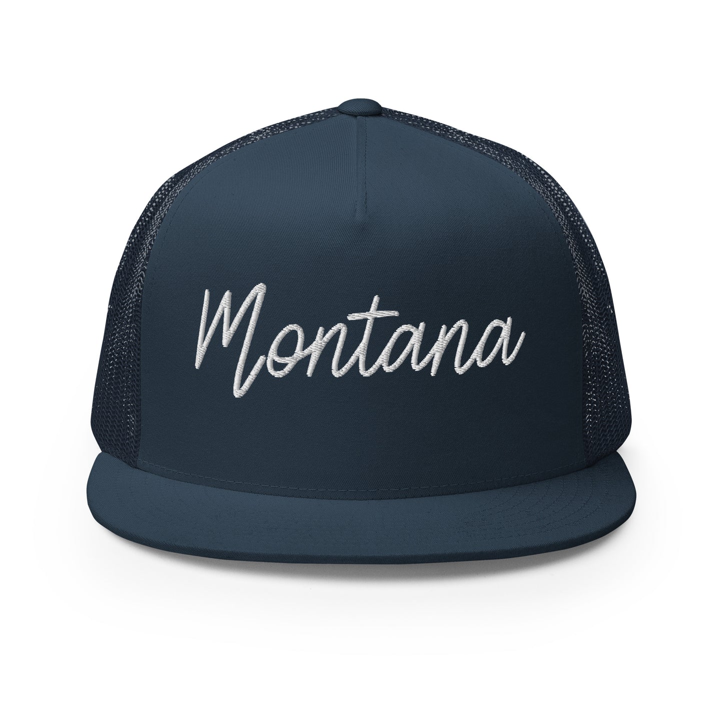 Montana Retro Script High 5 Panel A-Frame Snapback Trucker Hat