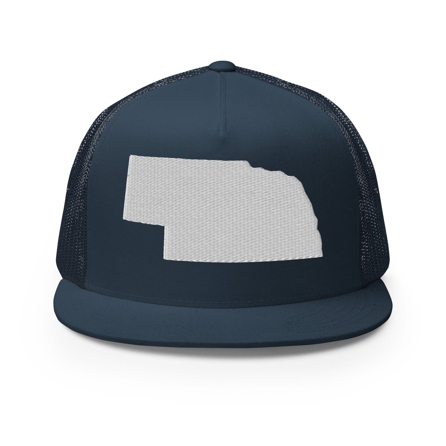 Nebraska State Silhouette High 5 Panel A-Frame Snapback Trucker Hat