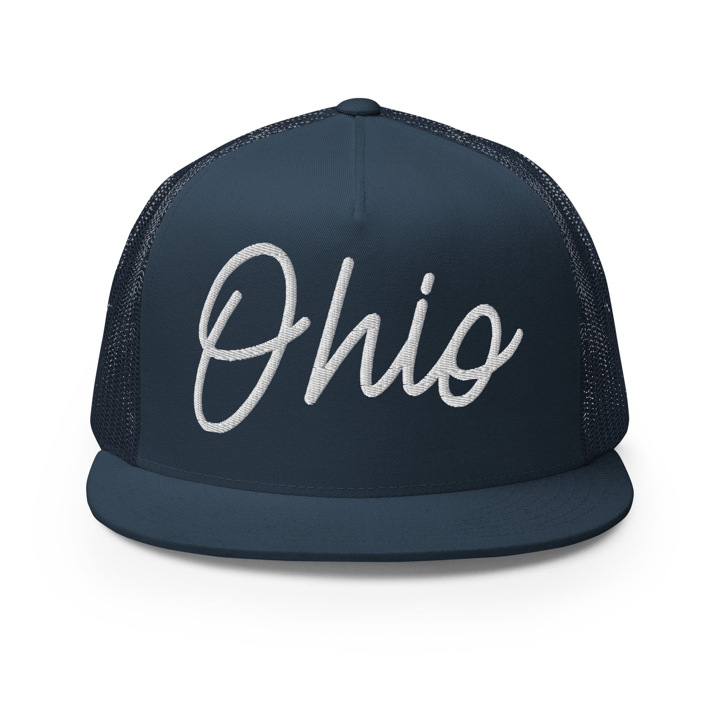 Ohio Retro Script High 5 Panel A-Frame Snapback Trucker Hat