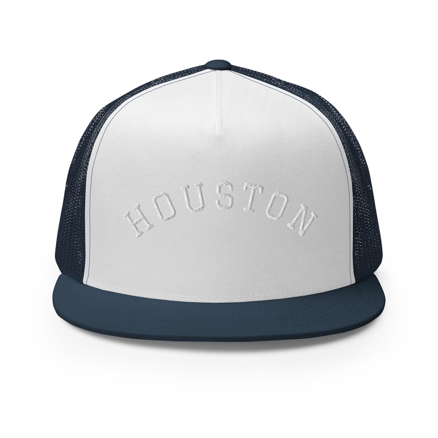 Houston Arch High 5 Panel A-Frame Snapback Trucker Hat