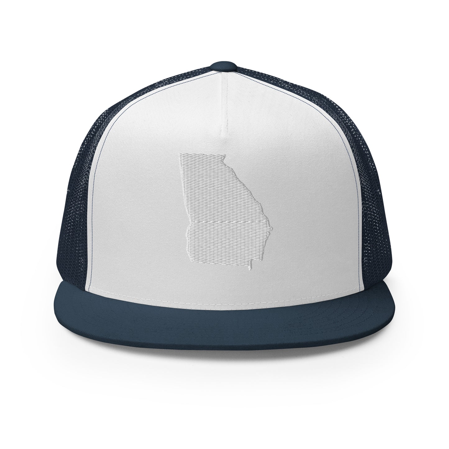 Georgia State Silhouette High 5 Panel A-Frame Snapback Trucker Hat