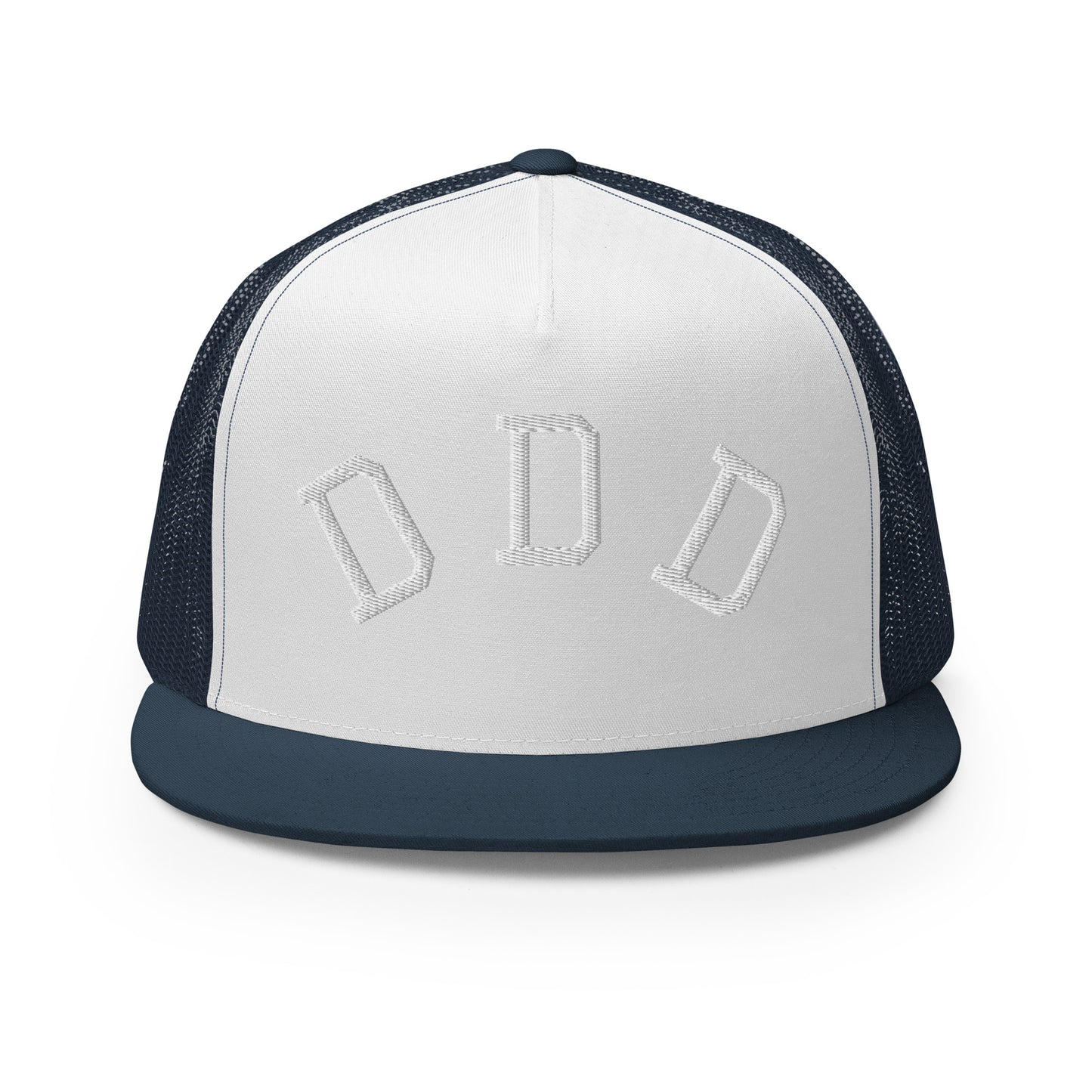 Dallas Triple D Arch High 5 Panel A-Frame Snapback Trucker Hat