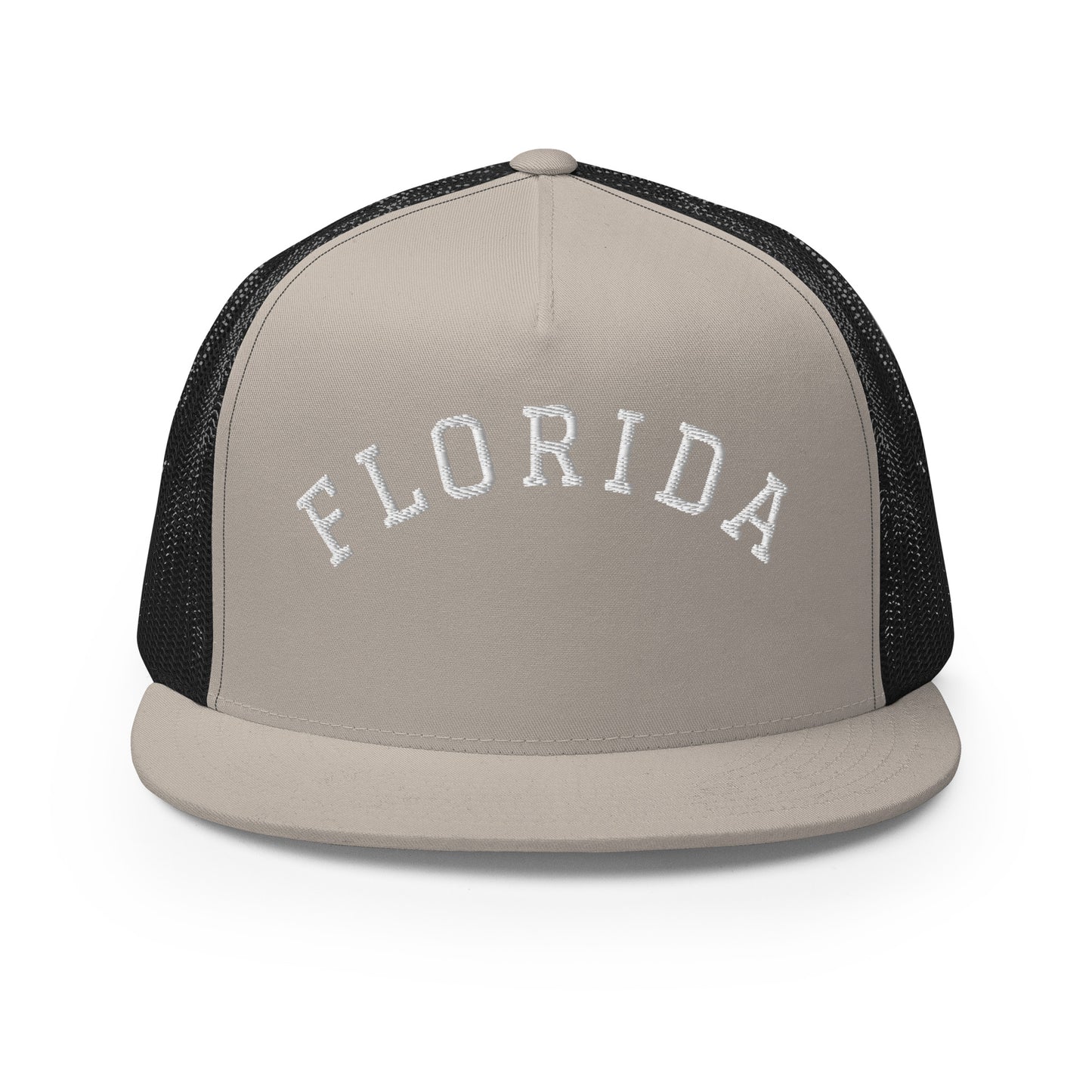 Florida Arch High 5 Panel A-Frame Snapback Trucker Hat