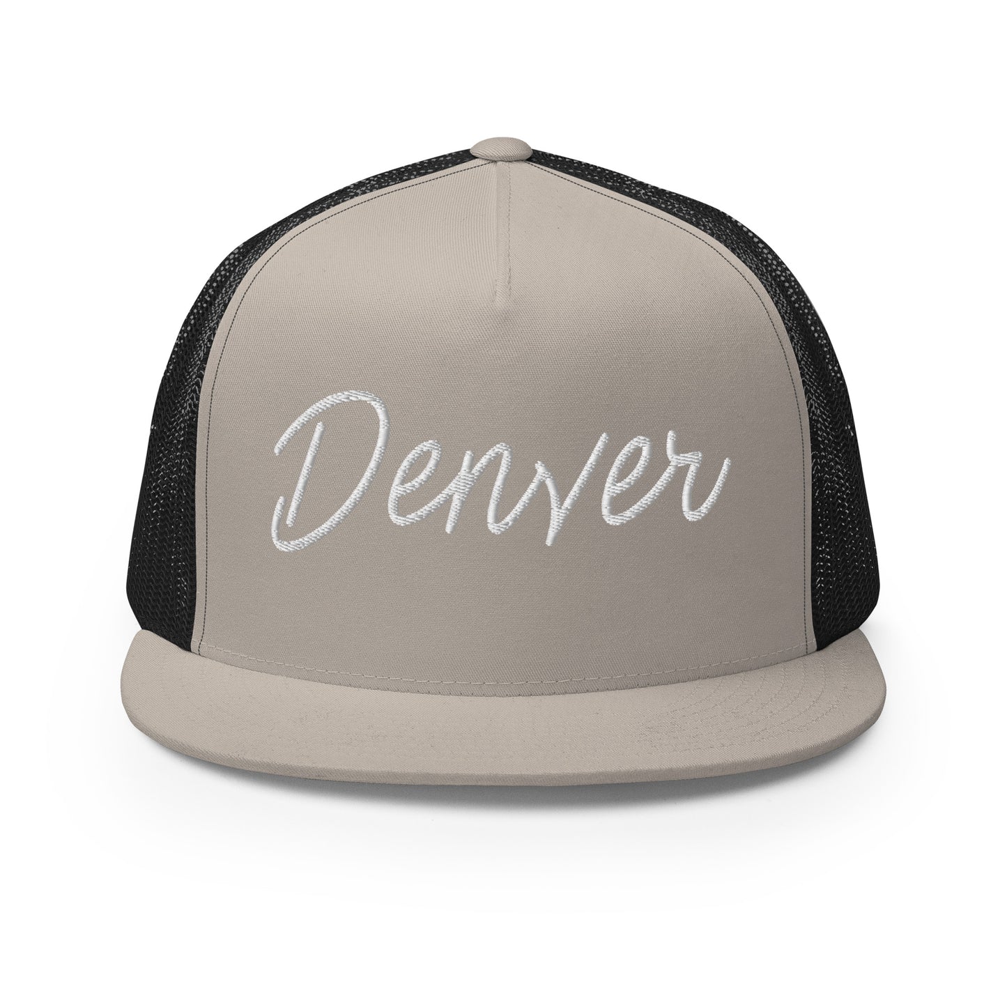 Denver Retro Script High 5 Panel A-Frame Snapback Trucker Hat