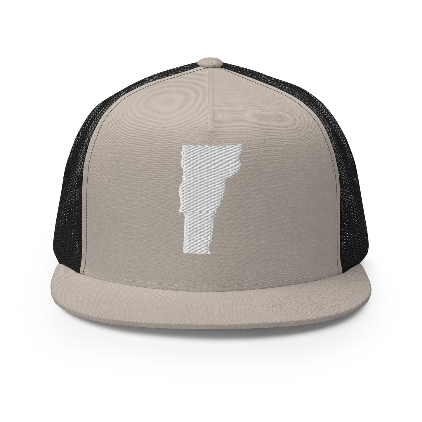 Vermont State Silhouette High 5 Panel A-Frame Snapback Trucker Hat