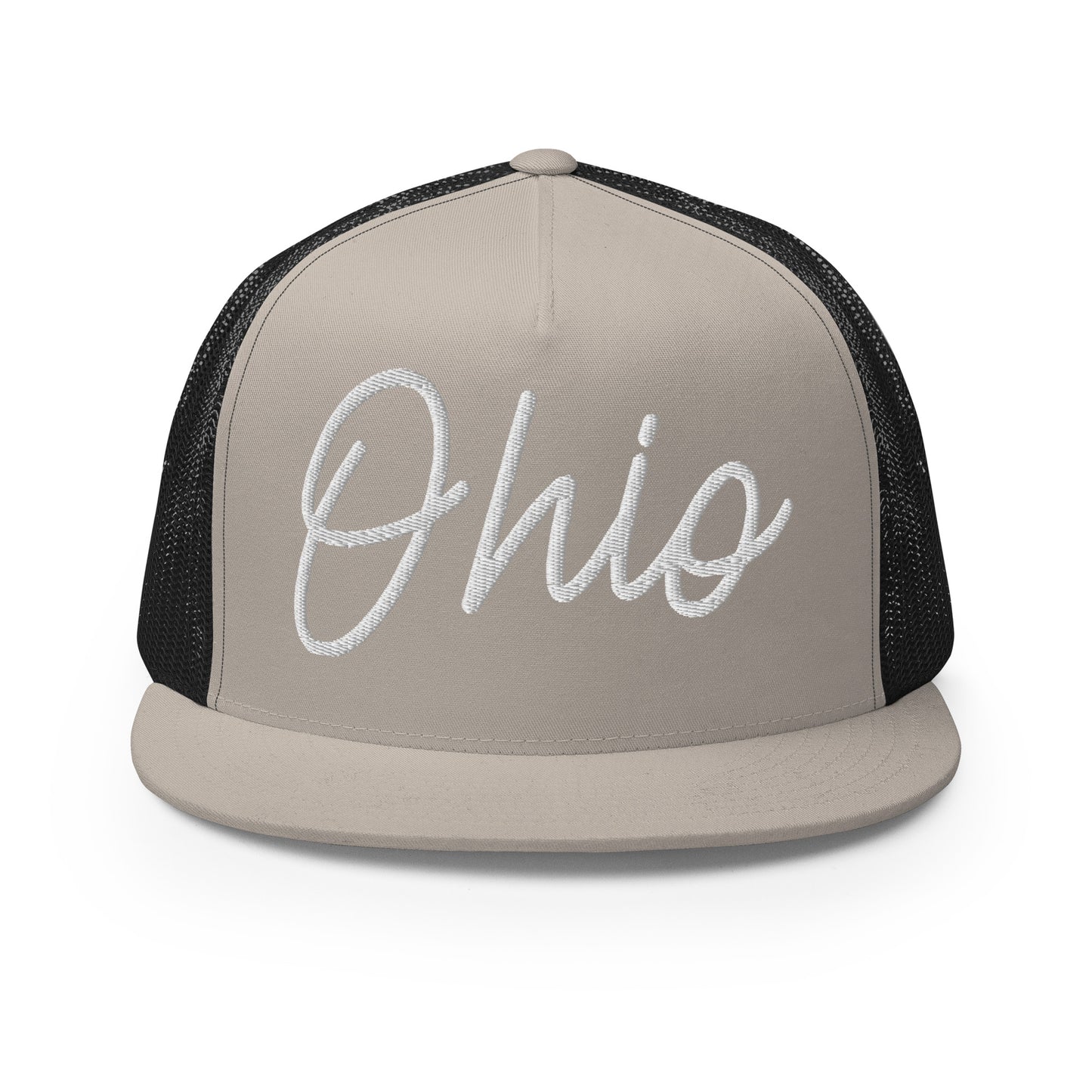 Ohio Retro Script High 5 Panel A-Frame Snapback Trucker Hat