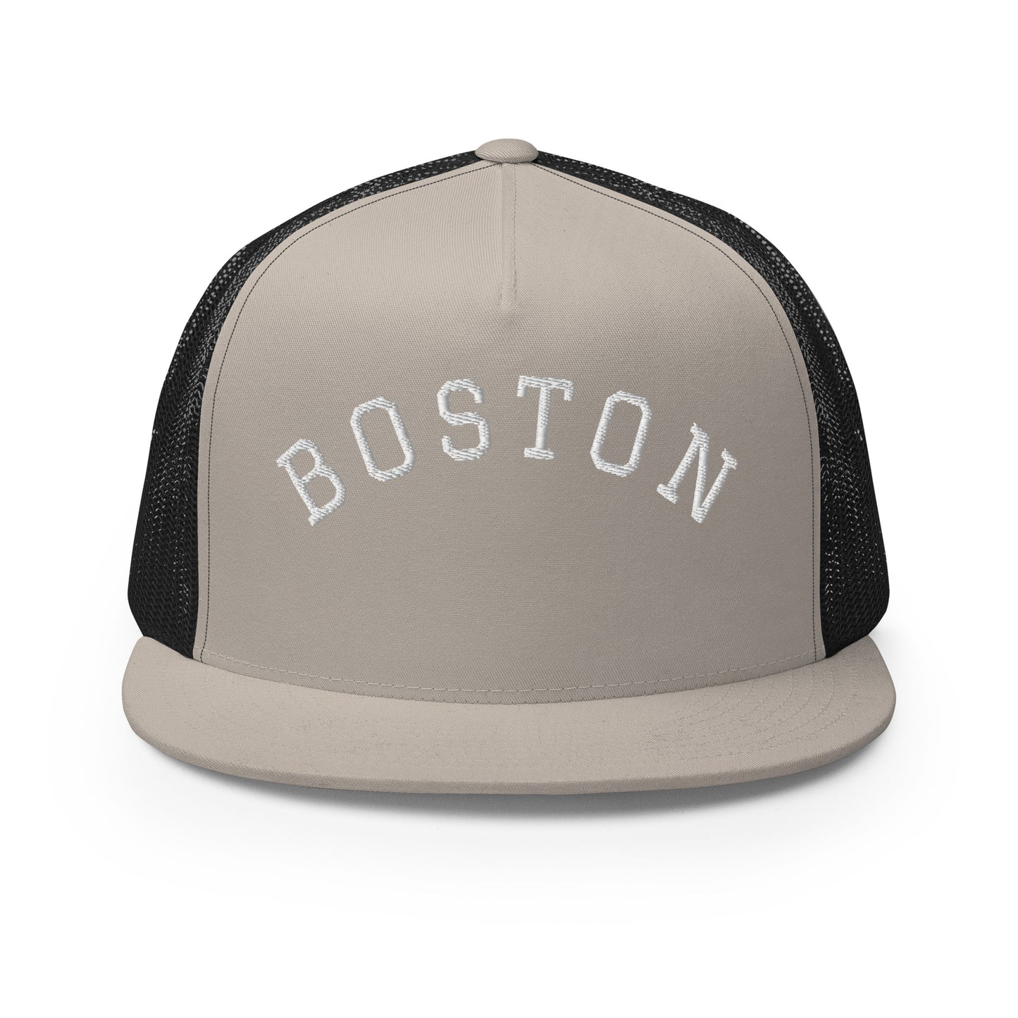 Boston Arch High 5 Panel A-Frame Snapback Trucker Hat