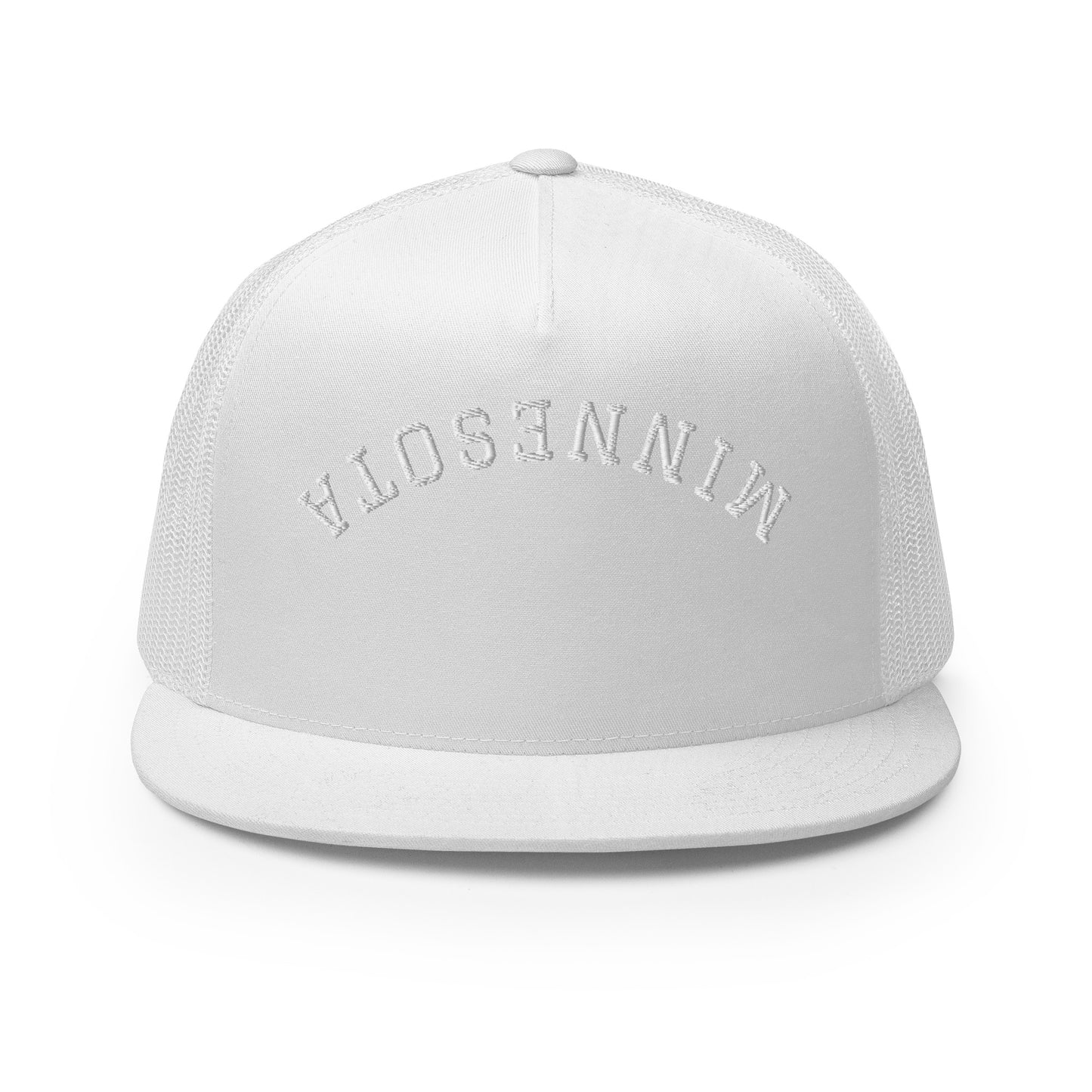 Minnesota Upside Down Arch High 5 Panel A-Frame Snapback Trucker Hat