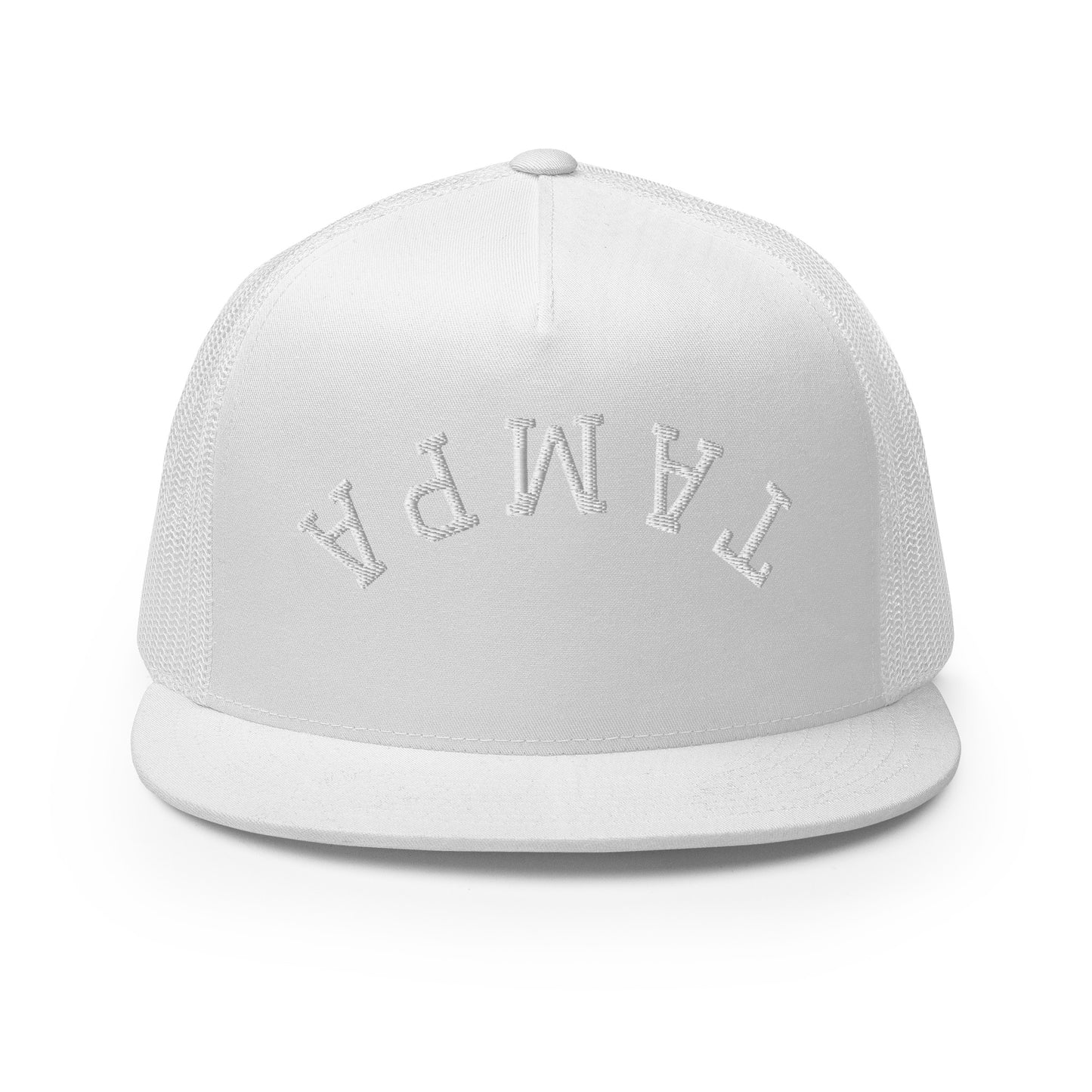 Tampa Upside Down Arch High 5 Panel A-Frame Snapback Trucker Hat