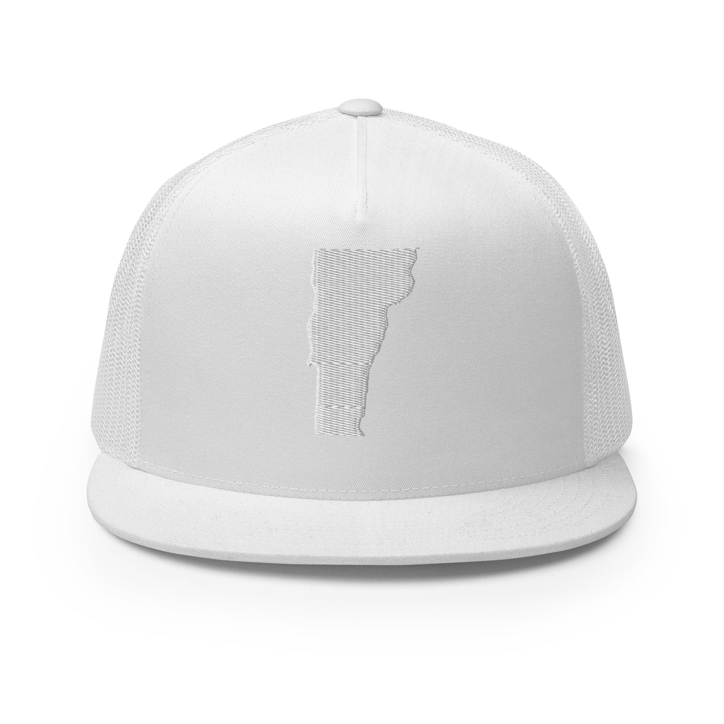 Vermont State Silhouette High 5 Panel A-Frame Snapback Trucker Hat