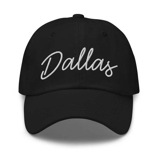 Dallas Retro Script Dad Hat