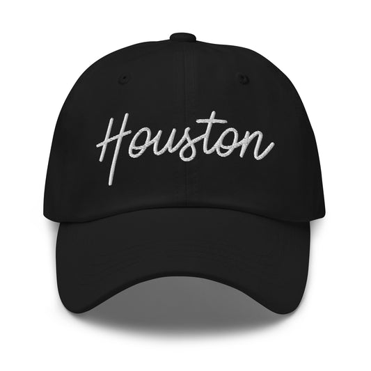 Houston Retro Script Dad Hat