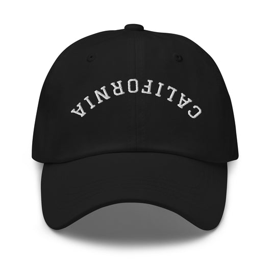 California Upside Down Arch Dad Hat