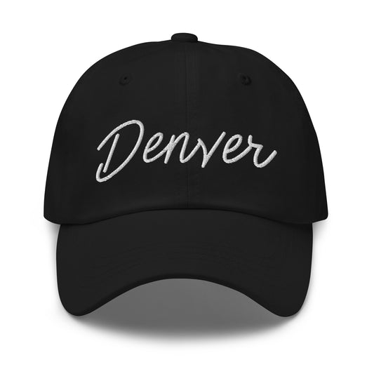 Denver Retro Script Dad Hat