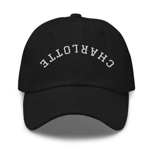 Charlotte Upside Down Arch Dad Hat