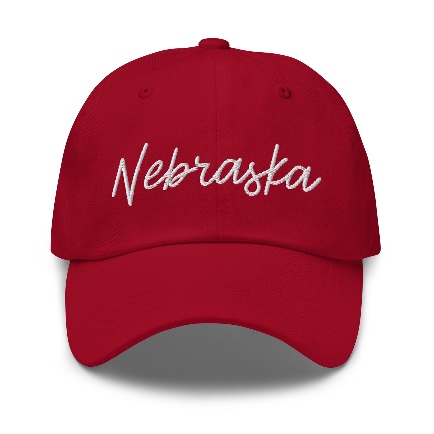 Nebraska Retro Script Dad Hat