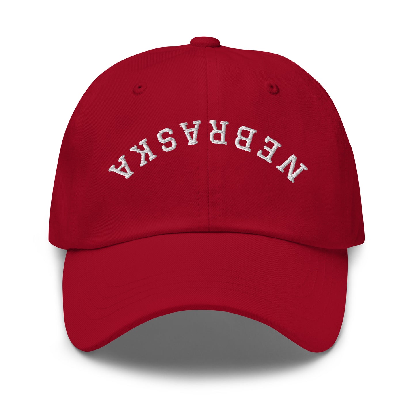 Nebraska Upside Down Arch Dad Hat