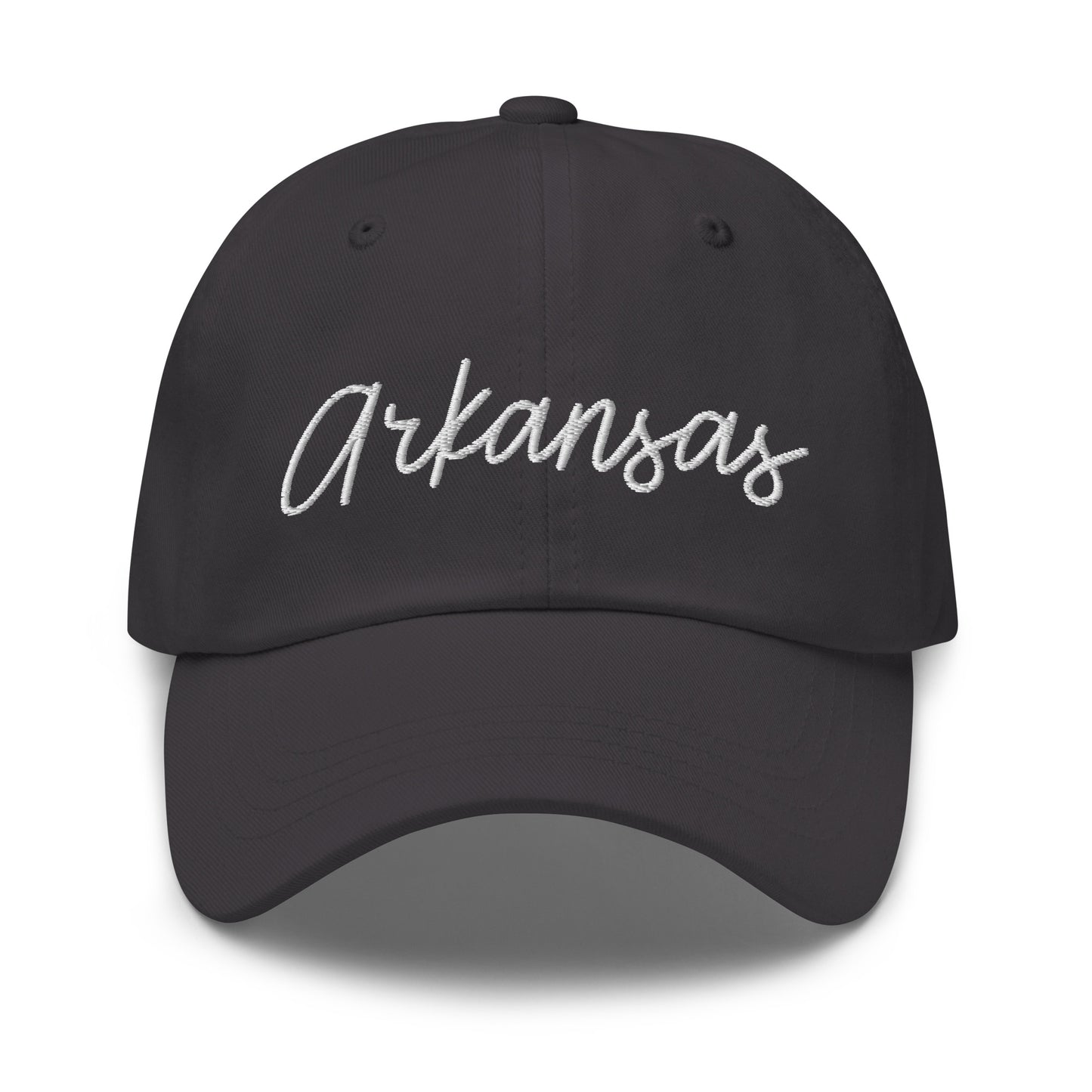 Arkansas Retro Script Dad Hat