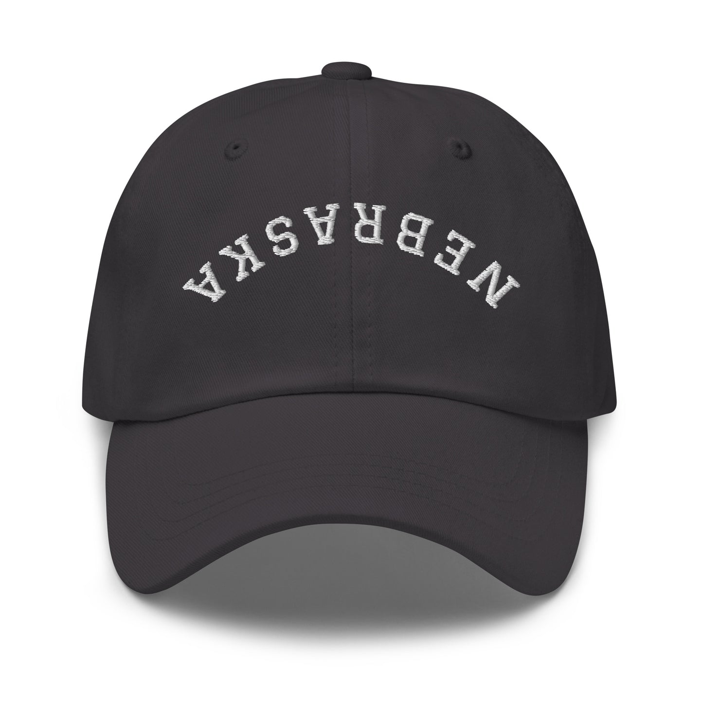 Nebraska Upside Down Arch Dad Hat