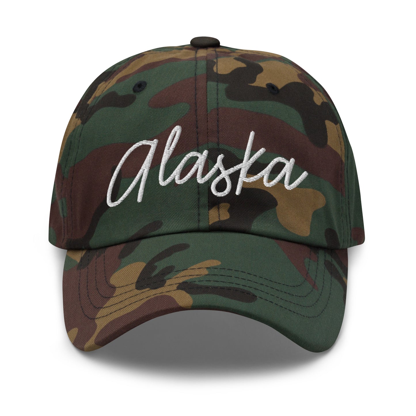 Alaska Retro Script Dad Hat