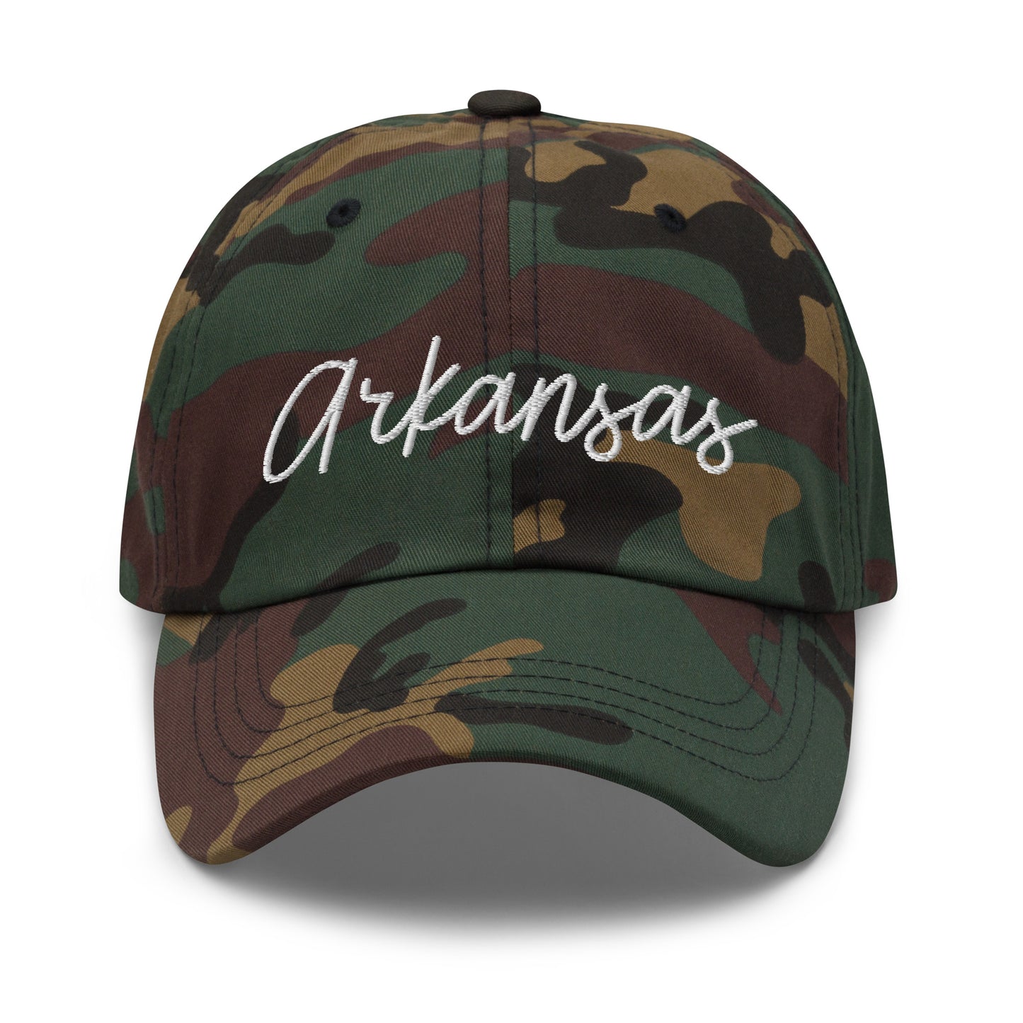 Arkansas Retro Script Dad Hat