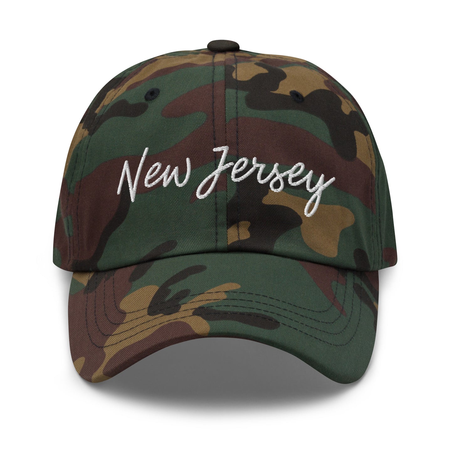 New Jersey Retro Script Dad Hat