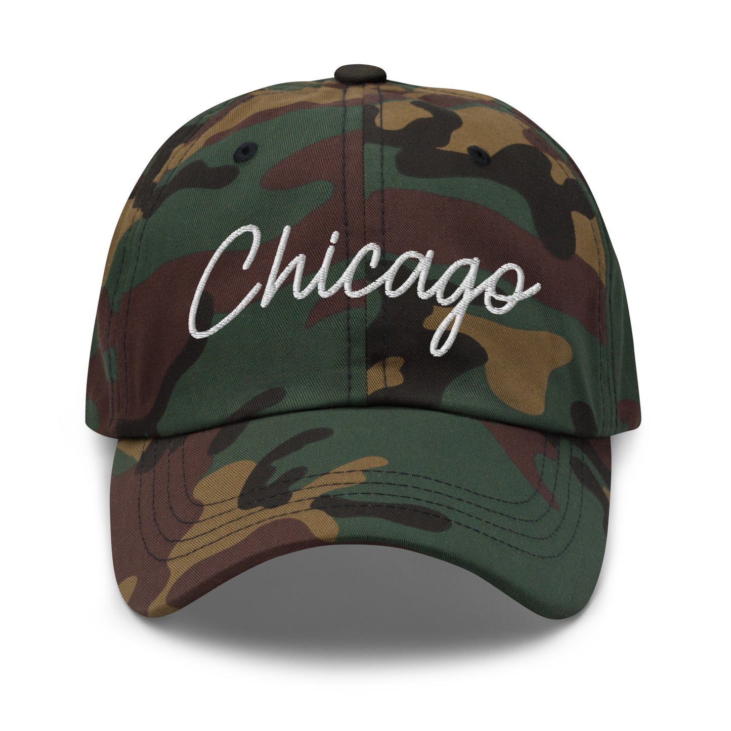 Chicago Retro Script Dad Hat