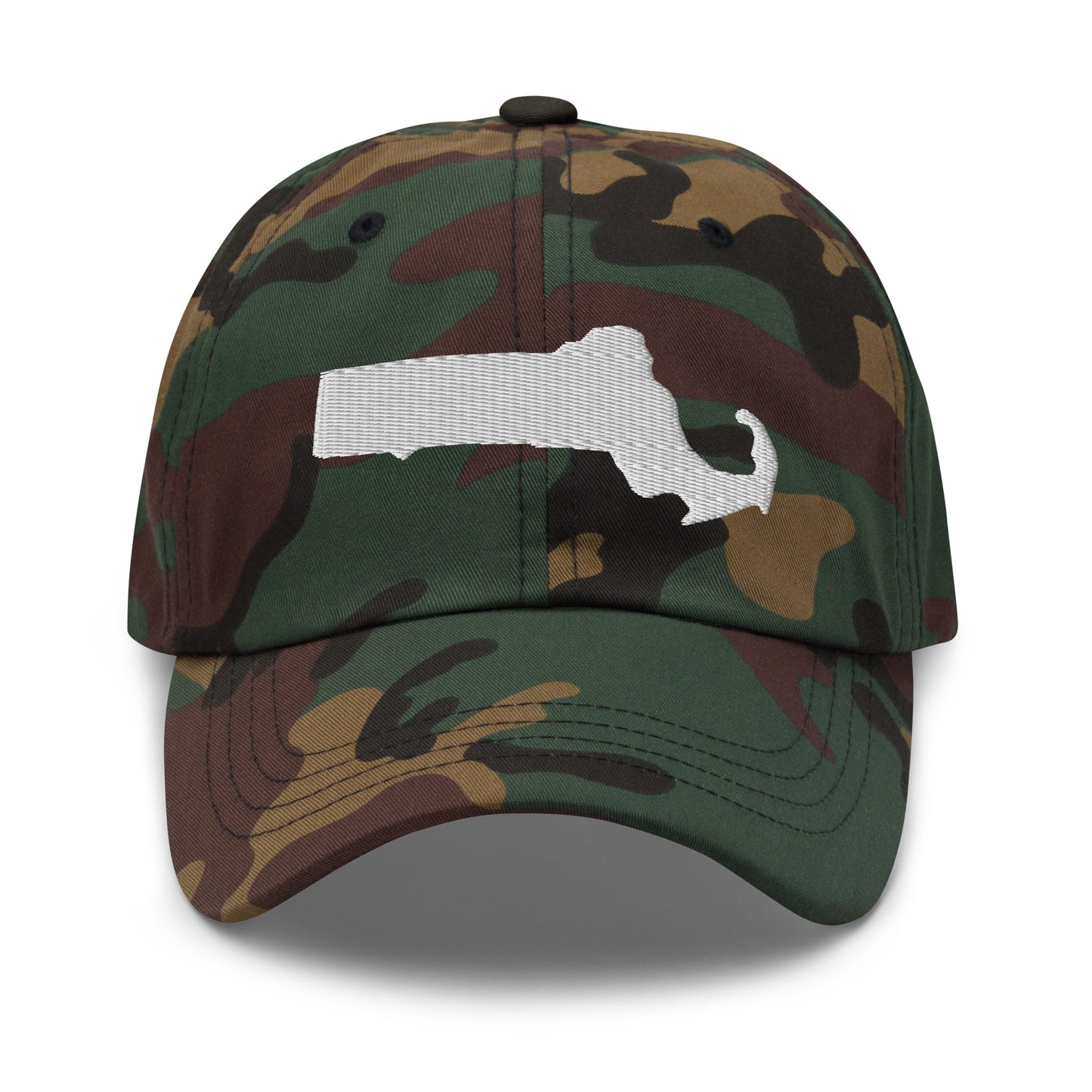 Massachusetts State Silhouette Dad Hat