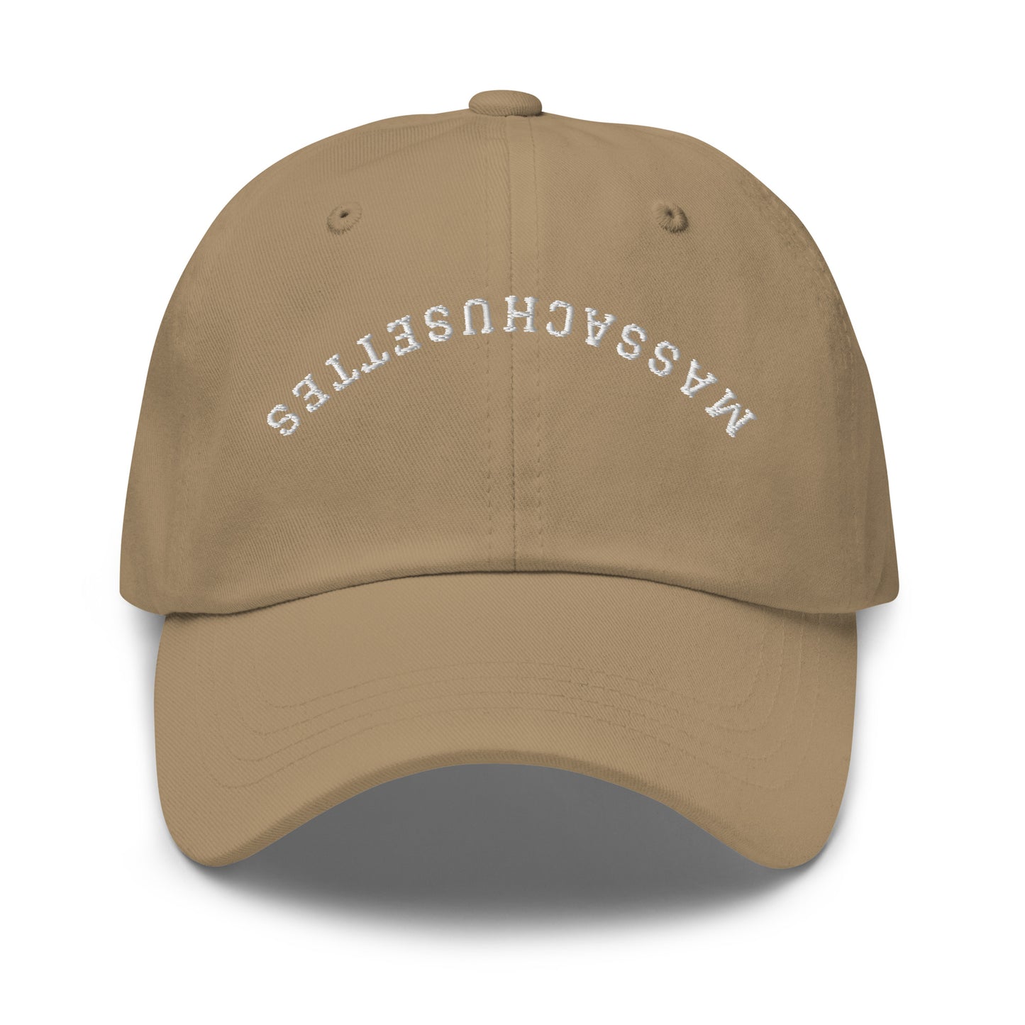 Massachusetts Upside Down Arch Dad Hat