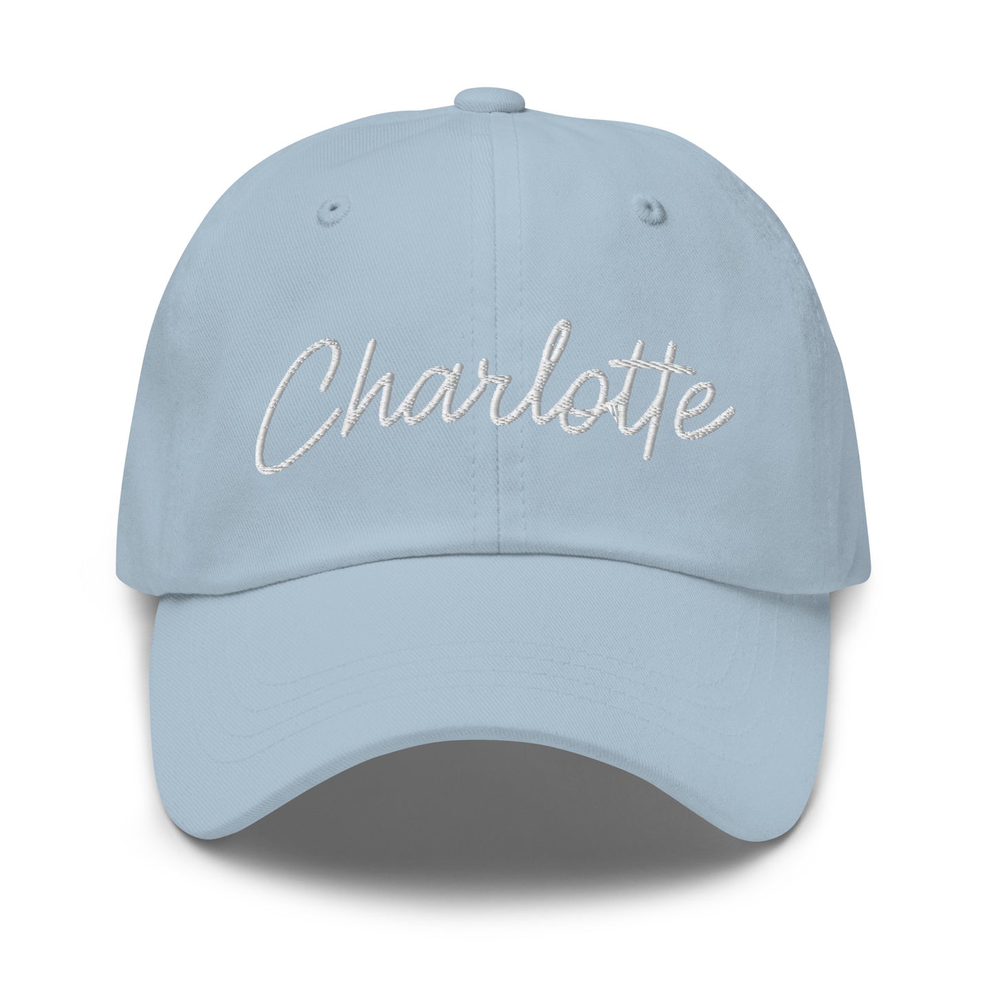 Charlotte Retro Script Dad Hat